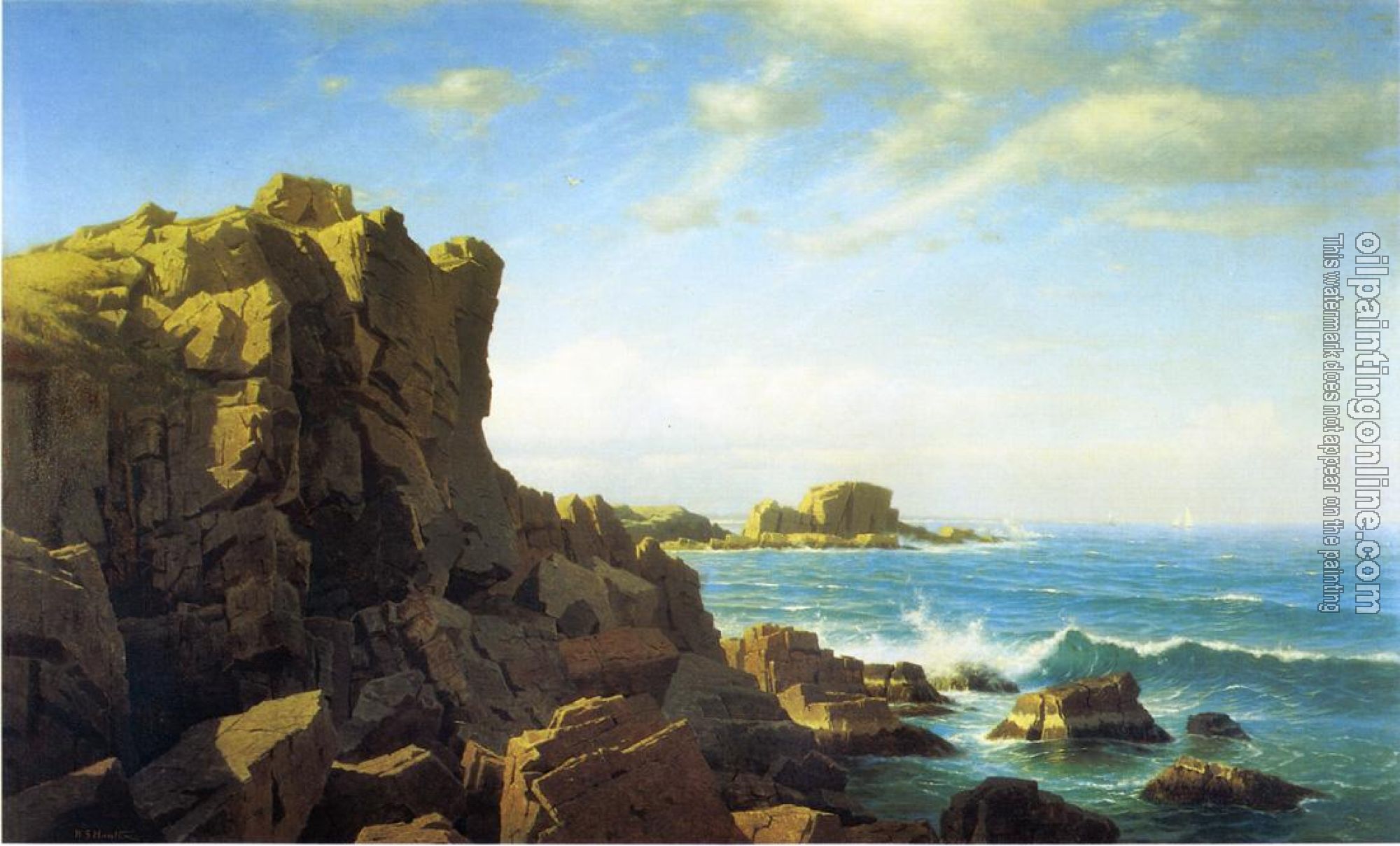 William Stanley Haseltine - Nahant Rocks